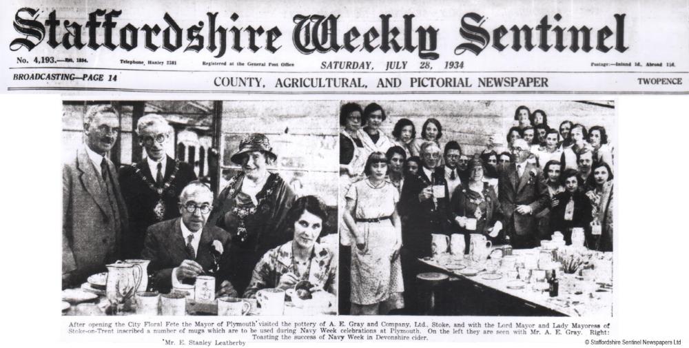 Newspaper report (part of page)